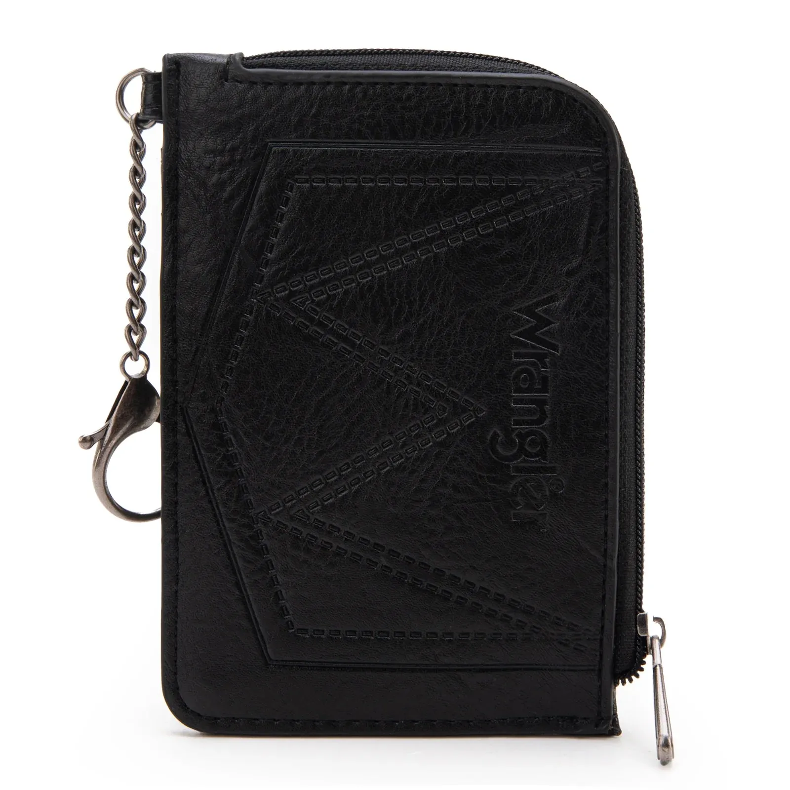 Mini Zip Card Case - Black