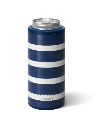 Nantucket Navy Skinny Can Cooler by Swig Life