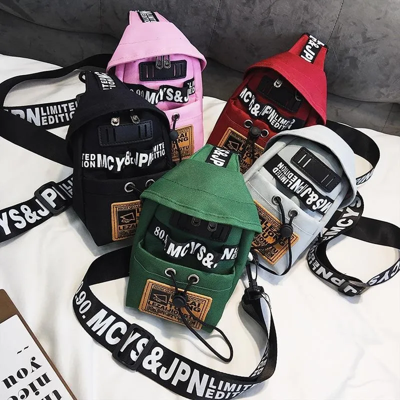 New Women Fanny Pack Multifunction Waist Bag Woman Waist Pack Canvas Phone Bags Small Mini Belt Bag Cool Chest Bum Bag