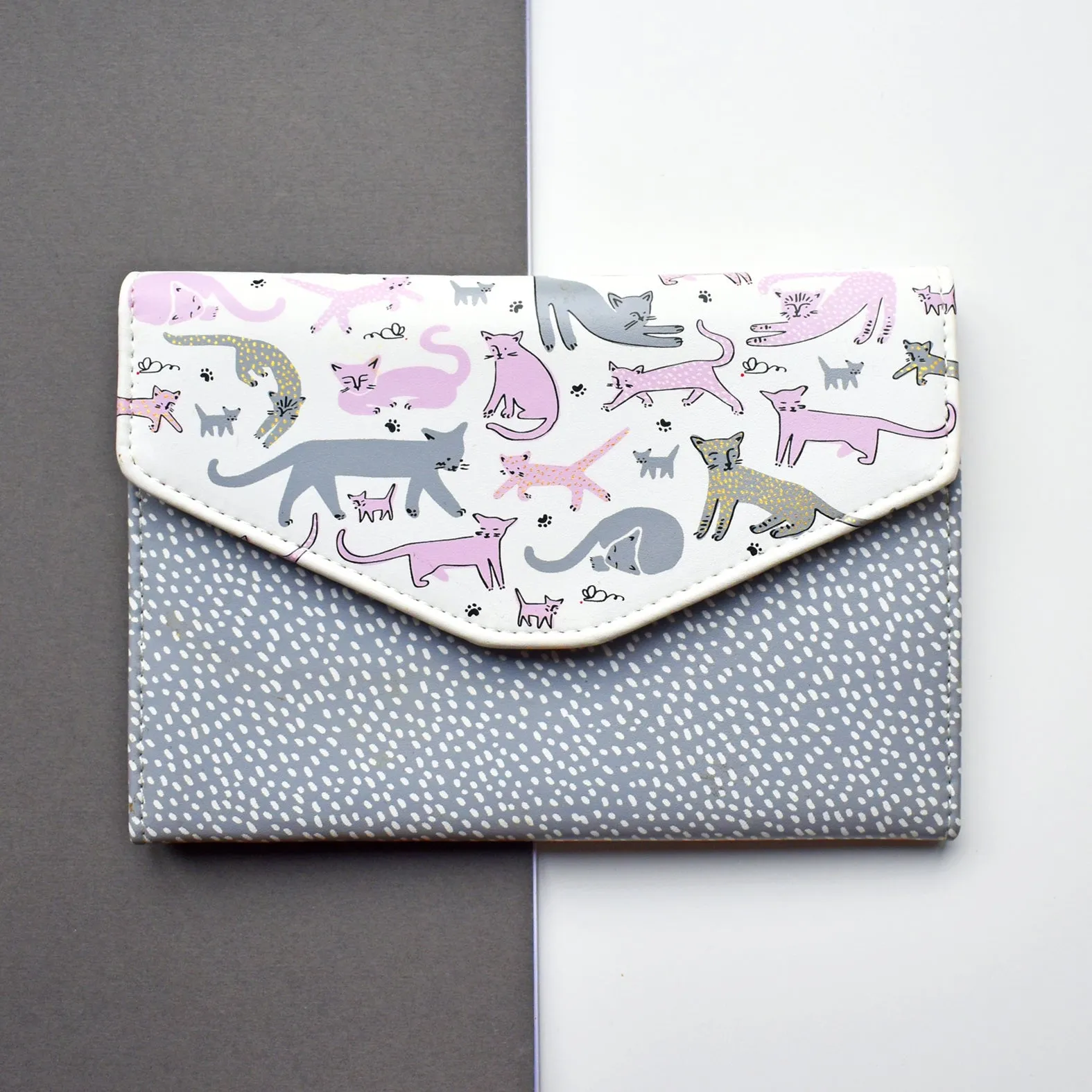 Over The Moon Cat Travel Wallet