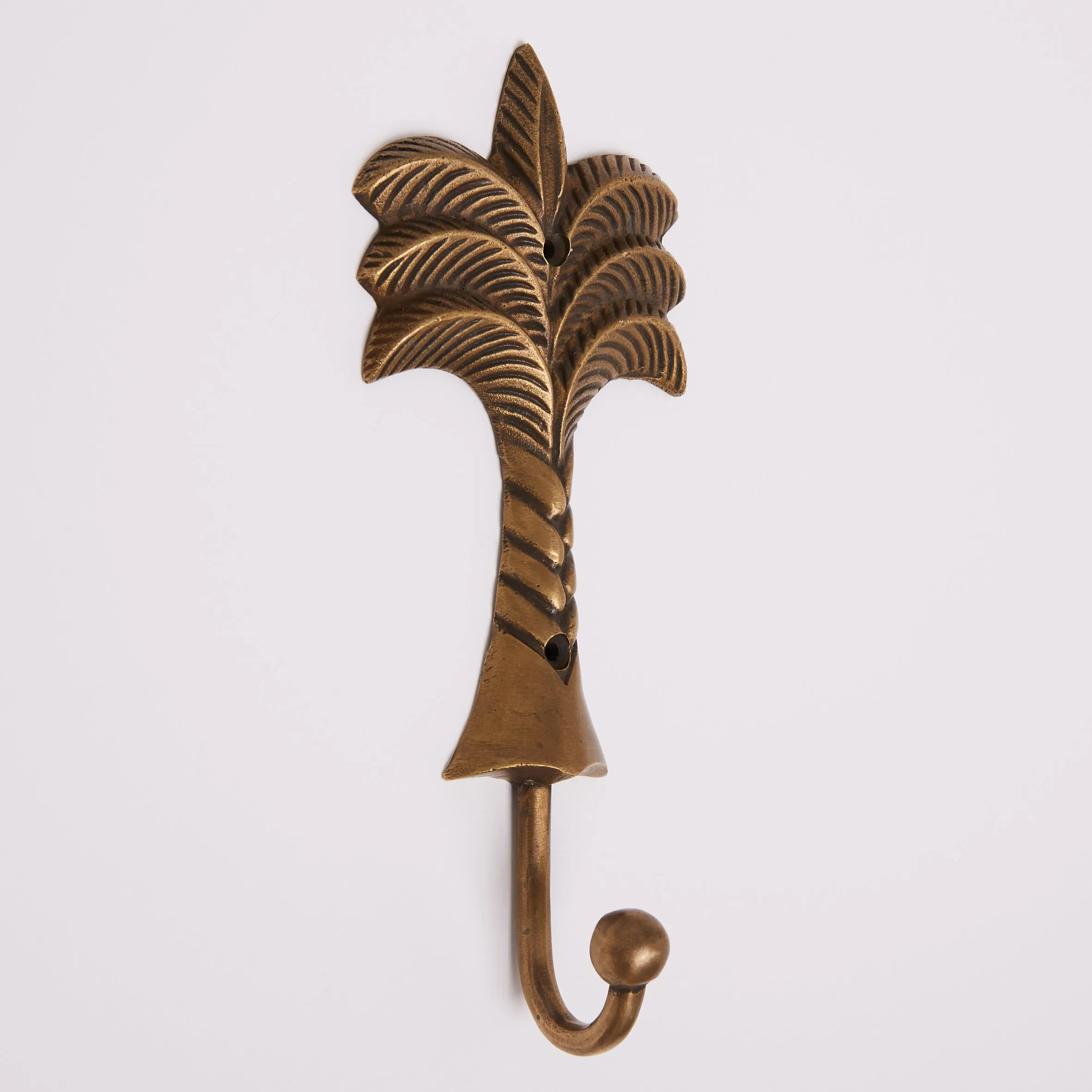 Palm Hook - Acid Washed Brass