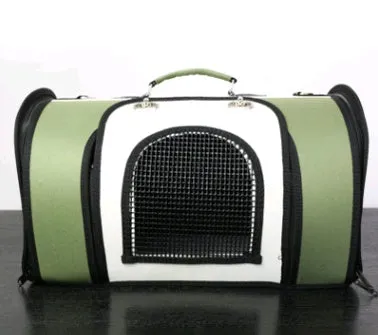 Pet dog backpack dog out portable folding bag breathable gas travel bag cat bag dog supplies / Mochila para perros y gatos, bolsa plegable portátil para perros, bolsa de viaje transpirable a gas, bolsa para gatos y perros