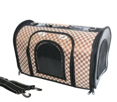 Pet dog backpack dog out portable folding bag breathable gas travel bag cat bag dog supplies / Mochila para perros y gatos, bolsa plegable portátil para perros, bolsa de viaje transpirable a gas, bolsa para gatos y perros