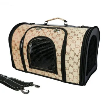 Pet dog backpack dog out portable folding bag breathable gas travel bag cat bag dog supplies / Mochila para perros y gatos, bolsa plegable portátil para perros, bolsa de viaje transpirable a gas, bolsa para gatos y perros