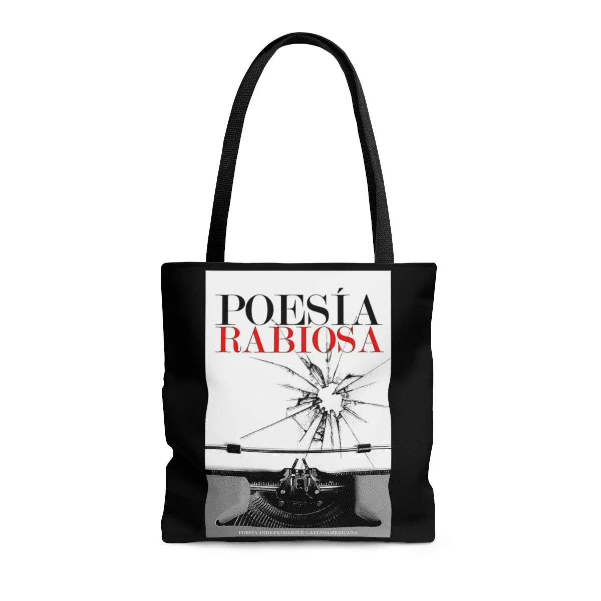 Poesía Rabiosa AOP Tote Bag by Insignia