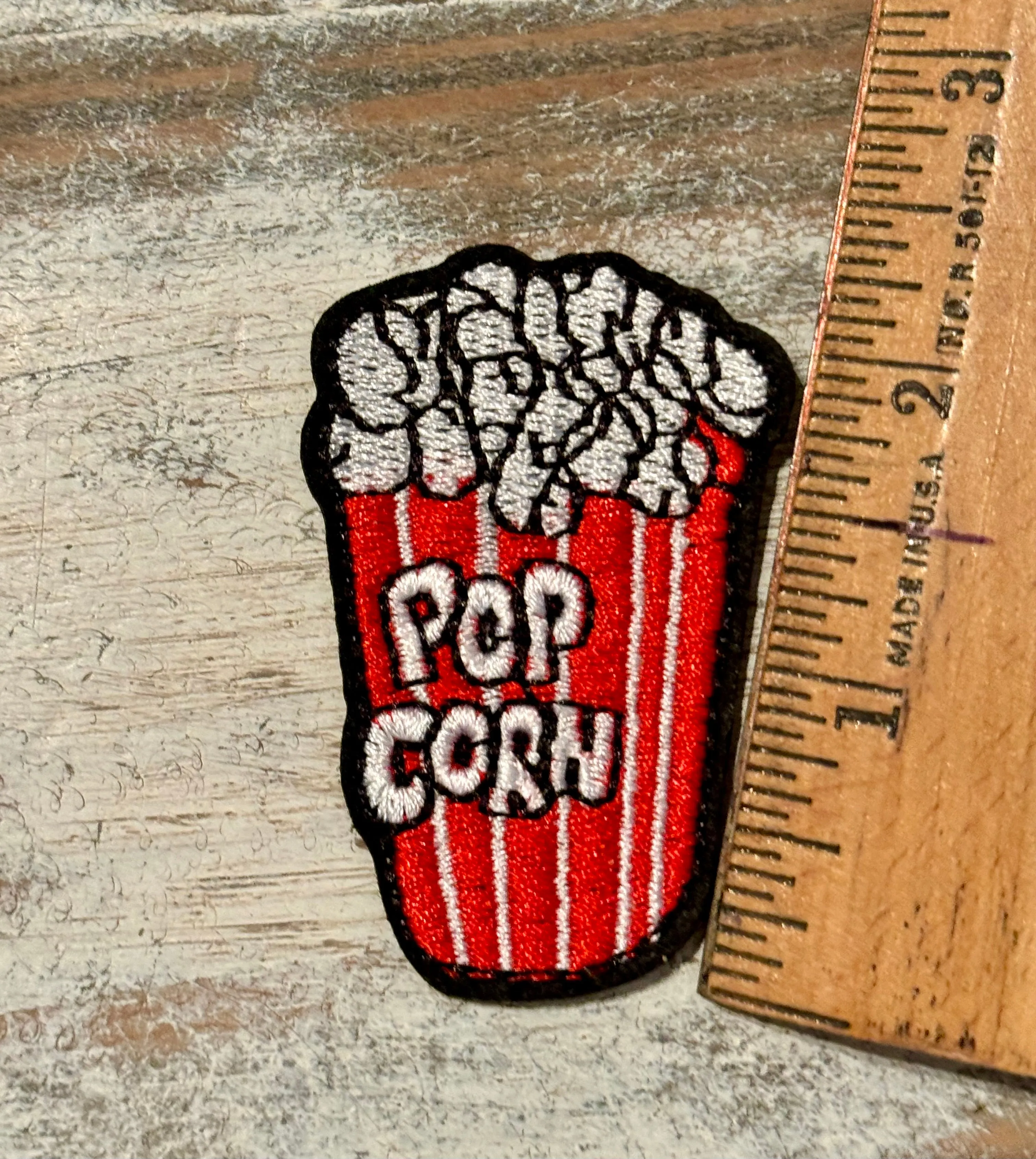 Popcorn Iron On Patch