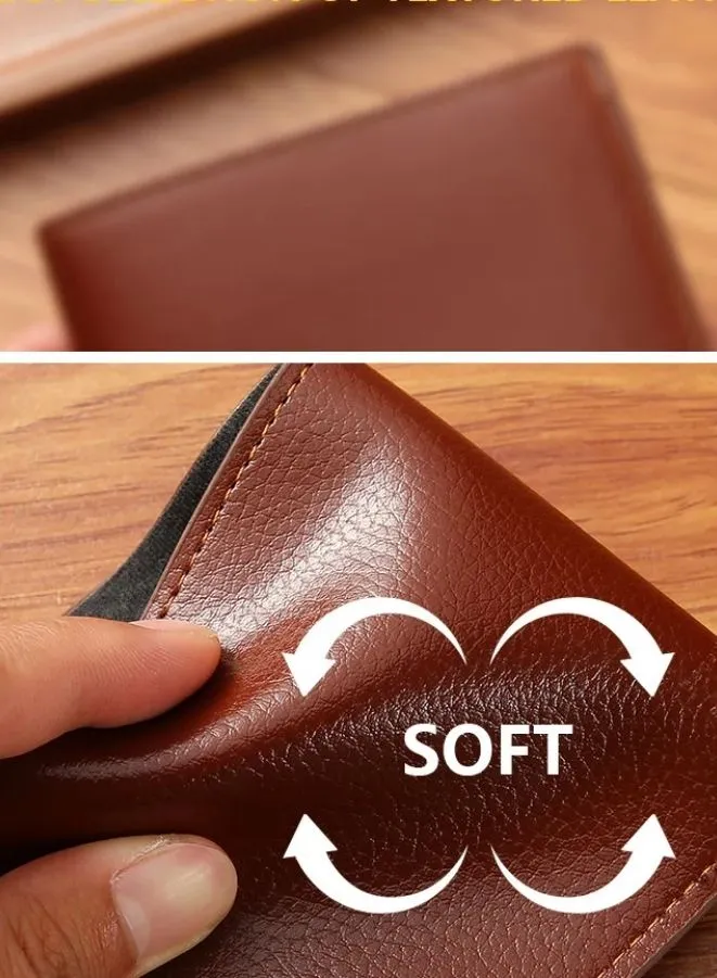 Premium Leather Men's Wallet with Bag, Leather  Money Wallet for Men with Top-Notch Feature