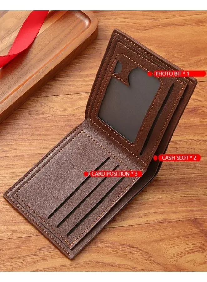 Premium Leather Men's Wallet with Bag, Leather  Money Wallet for Men with Top-Notch Feature