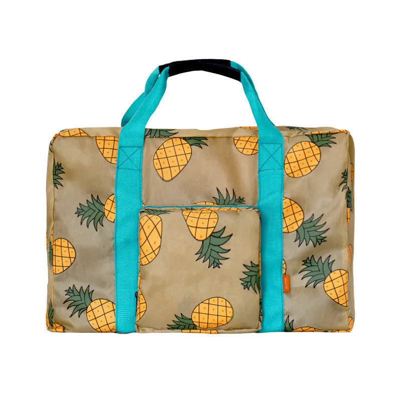 "Pineapples Or Cute Hearts" Beach Tote Bag