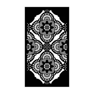 Re-Design 3D Stencil 4.5 inch X26 inch  Millicent Lace*