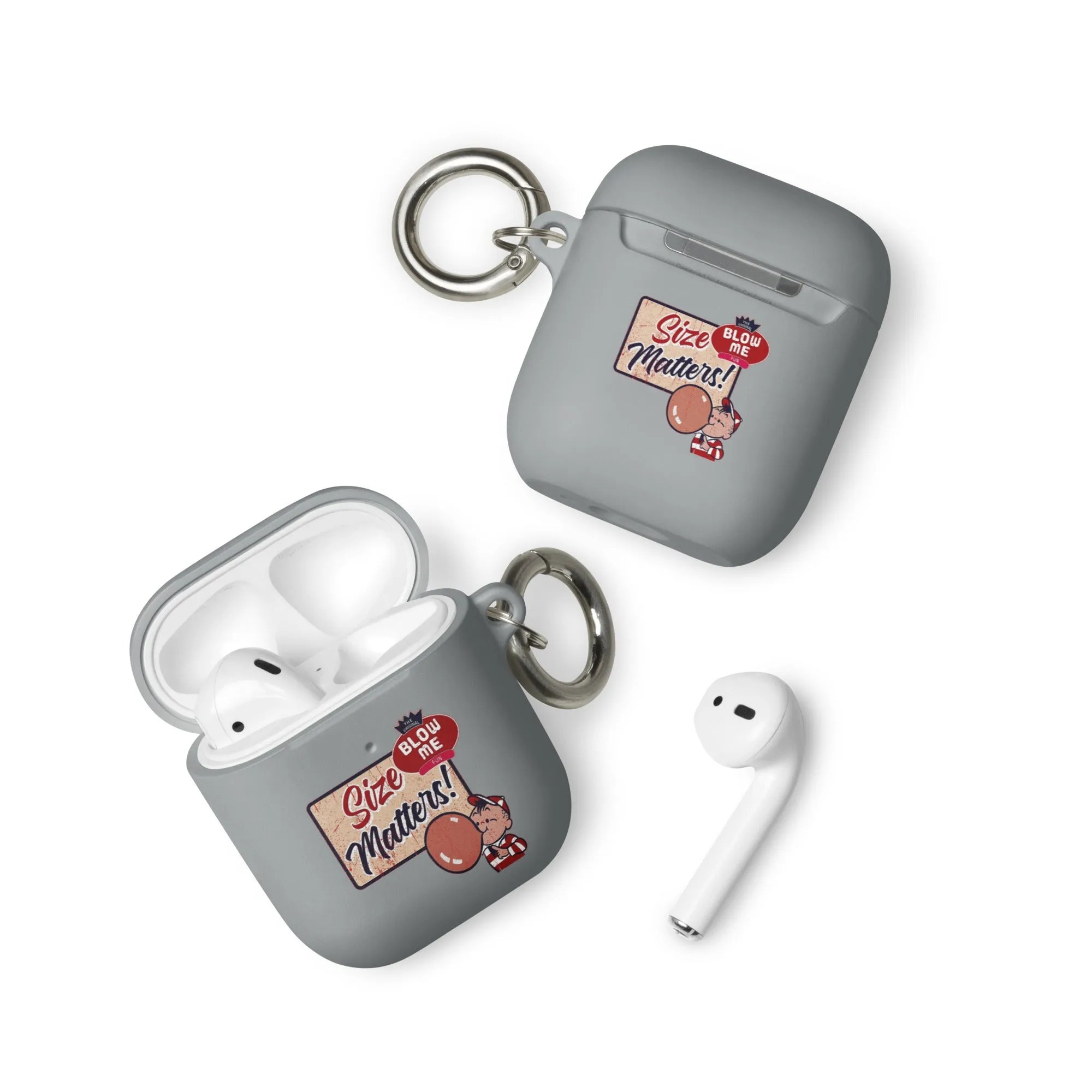 Rubber Case for Apple AirPods - Size Matters