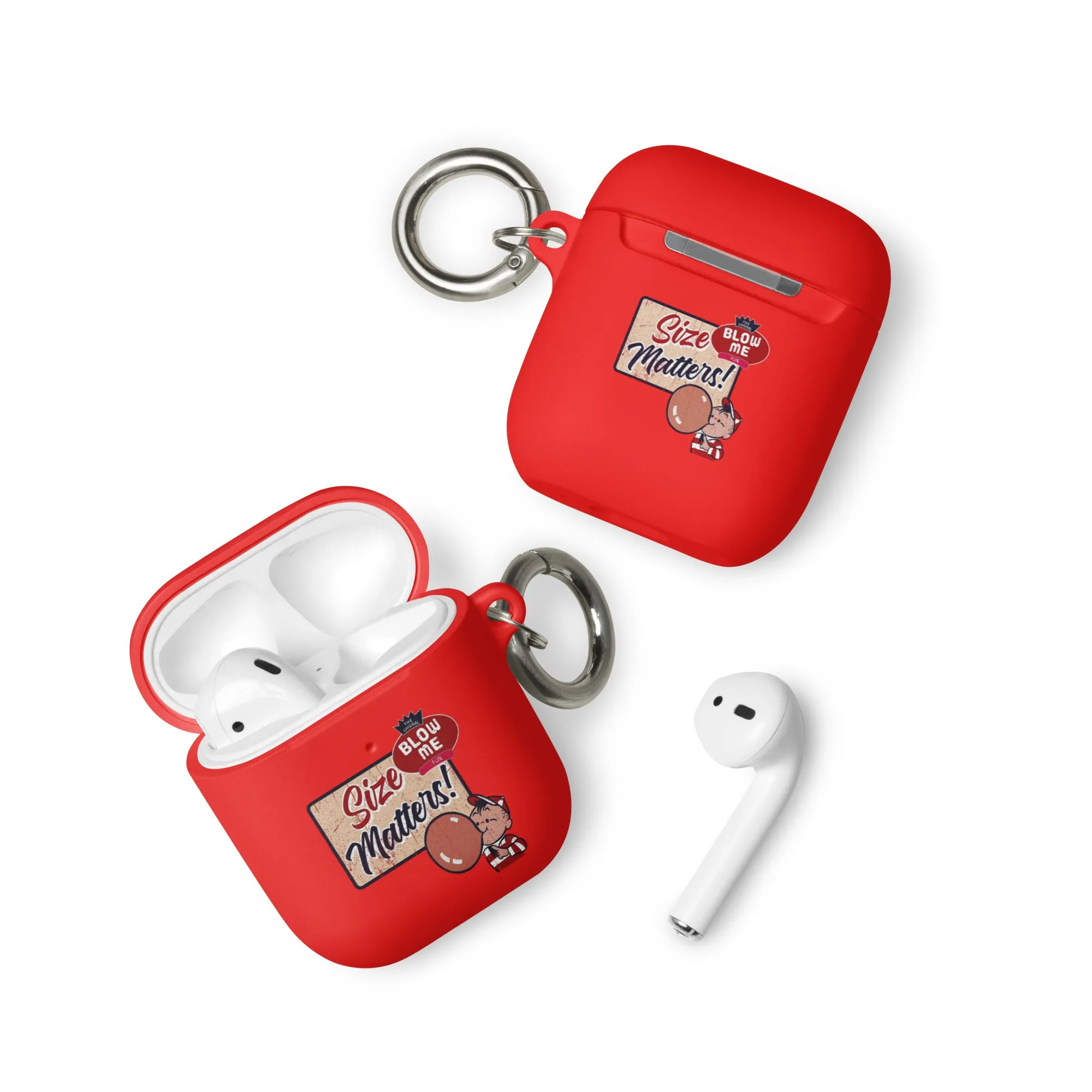 Rubber Case for Apple AirPods - Size Matters