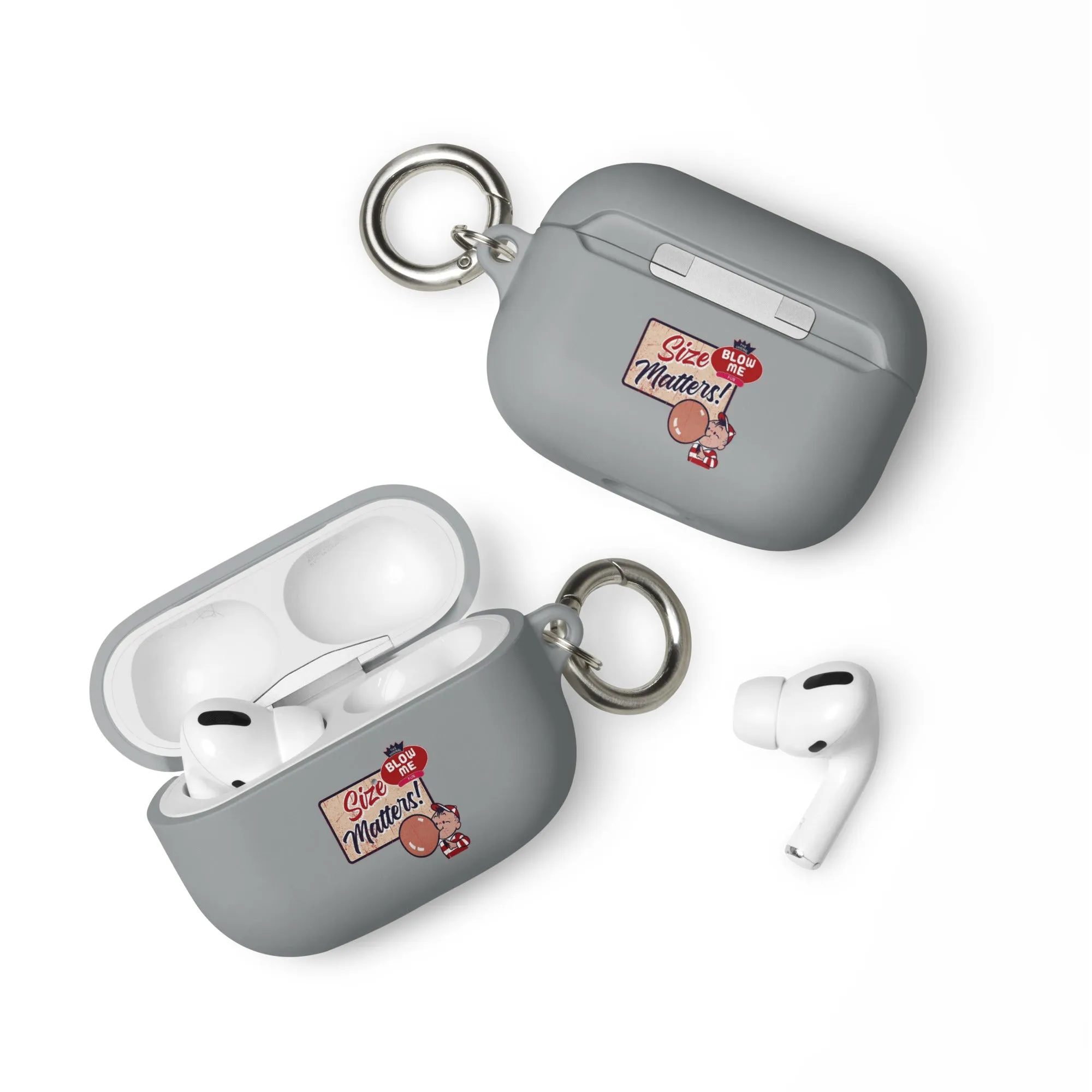 Rubber Case for Apple AirPods - Size Matters