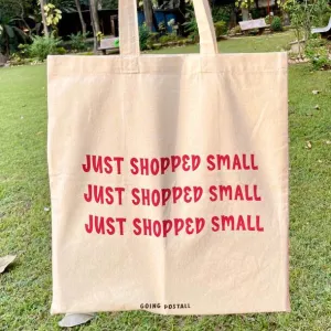 Shop Small Cotton Tote Bag