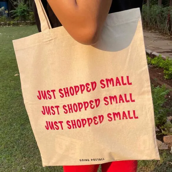 Shop Small Cotton Tote Bag