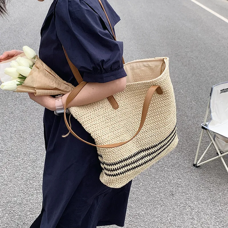 Stylish Striped Handbag