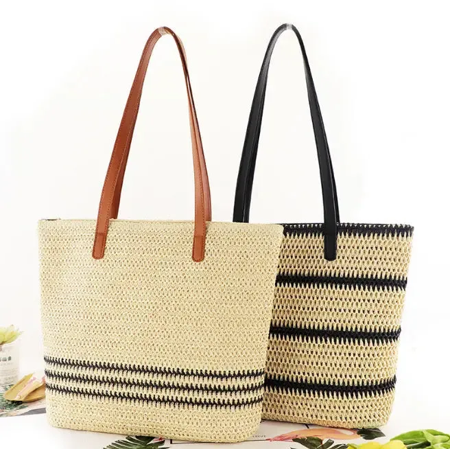 Stylish Striped Handbag