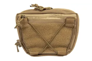 Suspended tactical pocket with QR buckle Wosport Coyote Brown