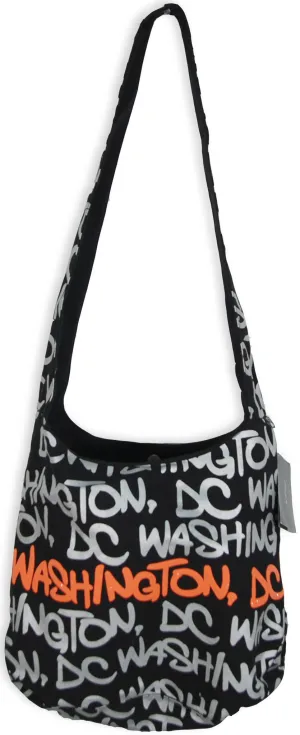 TBDC22 Robin Ruth Neon Round Bag - Black/Silver Washington DC