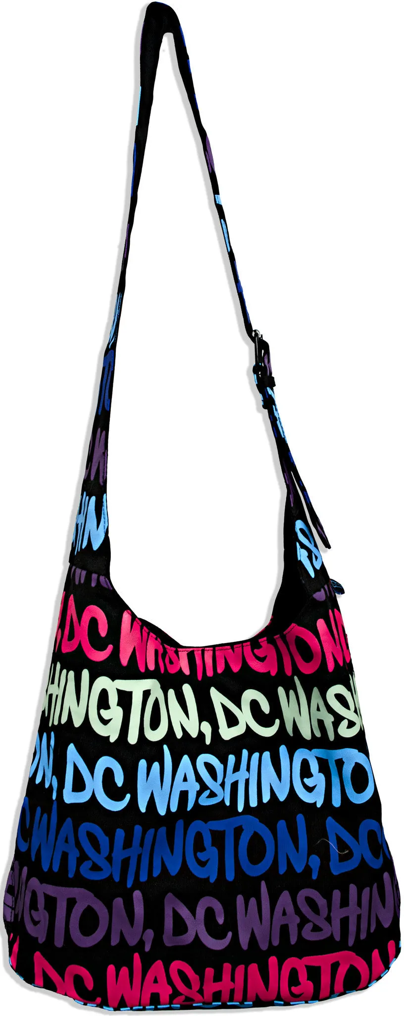 TBDC46 Robin Ruth Round Sling Bag - Black/Blue/Purp Washington DC