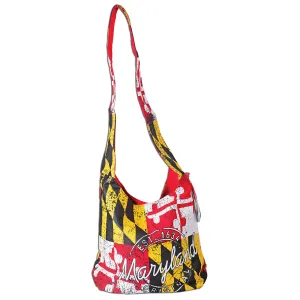 TBMD06 Robin Ruth Round Sling Bag - Maryland Flag