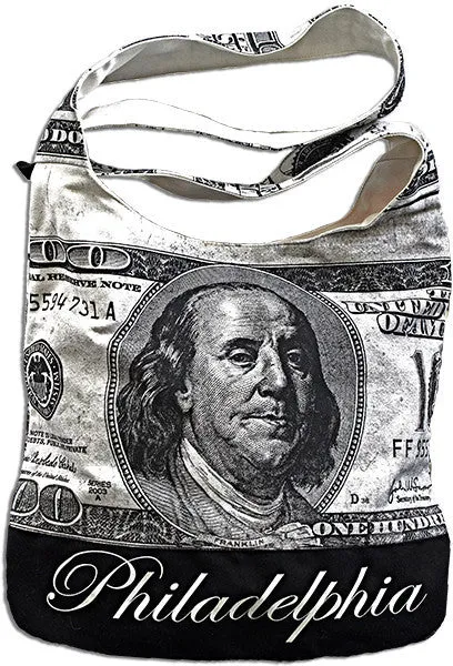 TBPH12 Robin Ruth Sling Bag - Ben Franklin $100 Bill