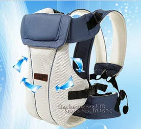 Updated 2-30 Months Breathable Multifunctional Front Facing Baby Carrier Infant Baby Sling Backpack Pouch Wrap Baby Kangaroo