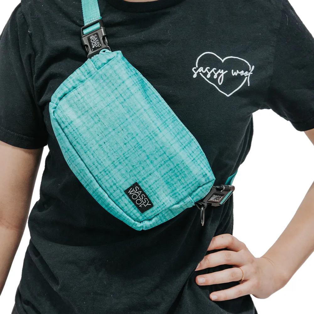 Wag Your Teal Woof Pack Bag