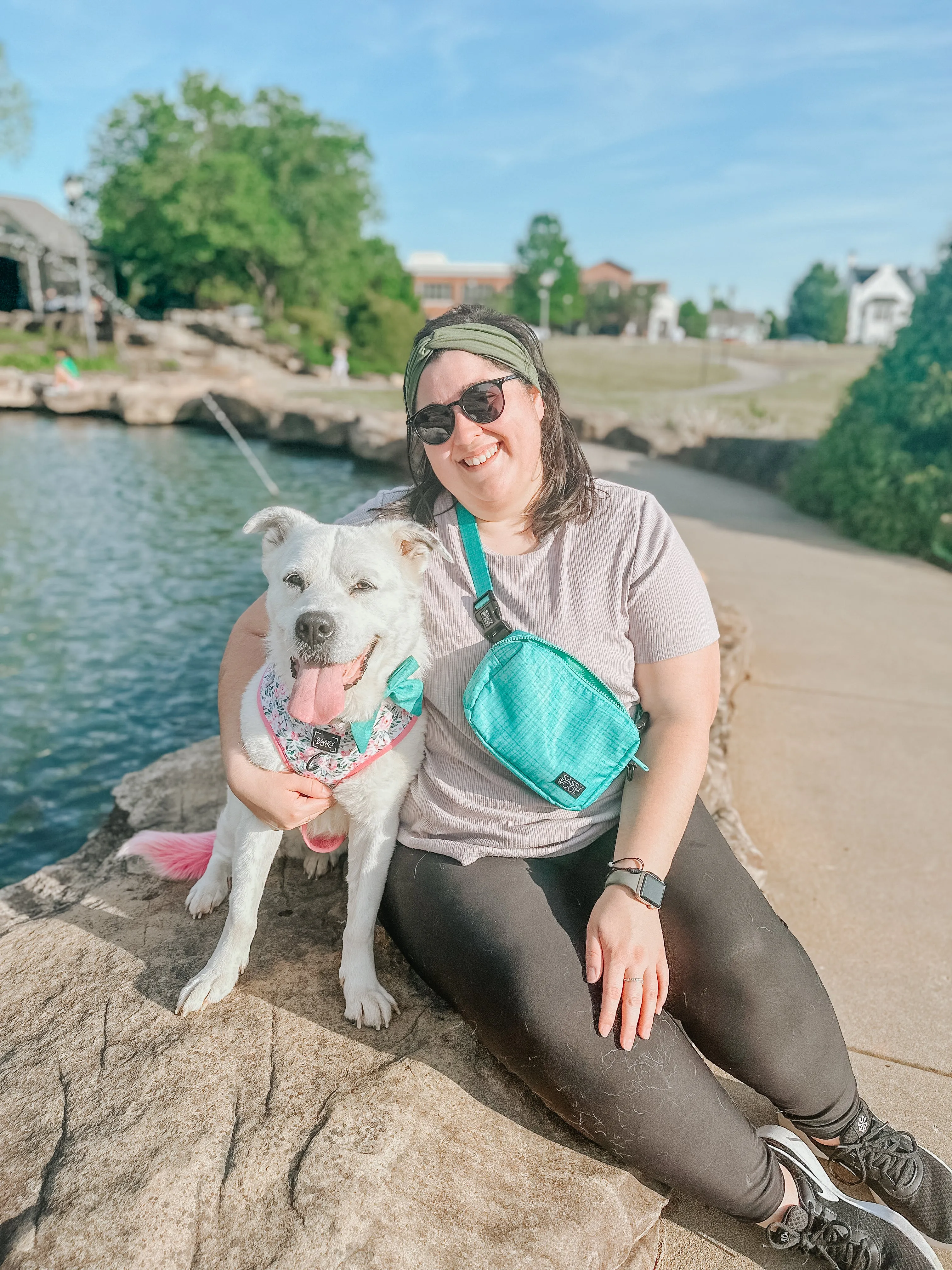 Wag Your Teal Woof Pack Bag