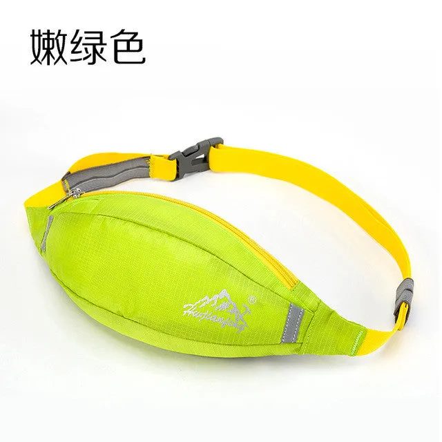 Waterproof waist pack for Men Women Fanny Pack Bum Bag Hip Money Belt travel Mobile Phone Bag