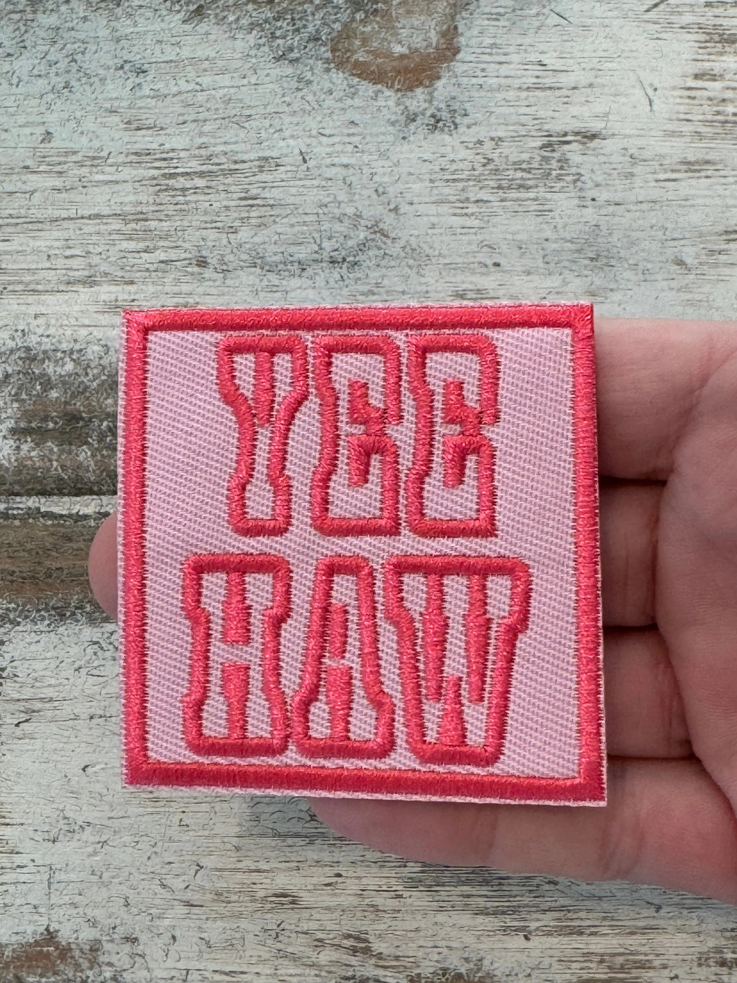 Yee Haw Iron On Patches (Various Color Options)