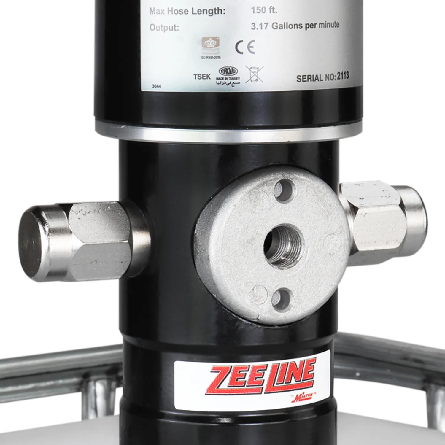 ZE1730K – 5:1 Pneumatic Stub Style Standard Flow Rate Piston Pump with FRL